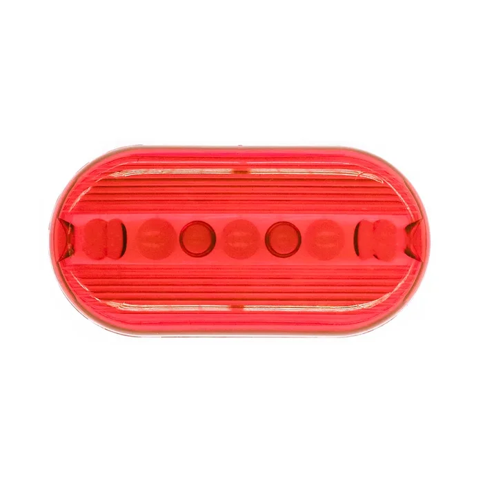 55811 – 2″ x 4″ Red Lens Oval