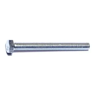 5mm-0.8 x 50mm Zinc Plated Class 8.8 Steel Coarse Thread Hex Cap Screws