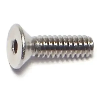 6-32 x 1/2″ 18-8 Stainless Steel Coarse Thread Flat Head Socket Cap Screws