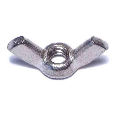 6-32 x 23/32″ 18-8 Stainless Steel Coarse Thread Cold Forged Wing Nuts
