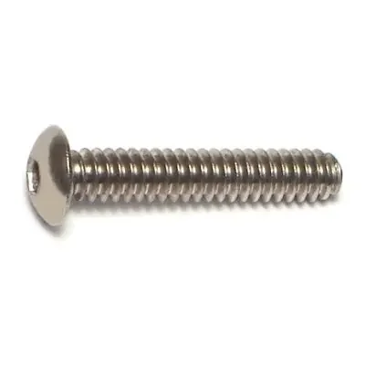 6-32 x 3/4″ 18-8 Stainless Steel Coarse Thread Button Head Socket Cap Screws