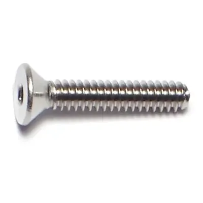 6-32 x 3/4″ 18-8 Stainless Steel Coarse Thread Flat Head Socket Cap Screws