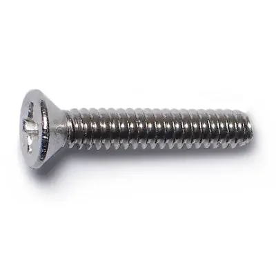 6-32 x 3/4″ 18-8 Stainless Steel Coarse Thread Phillips Flat Head Machine Screws