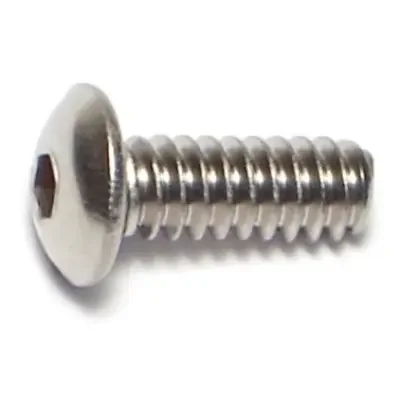 6-32 x 3/8″ 18-8 Stainless Steel Coarse Thread Button Head Socket Cap Screws