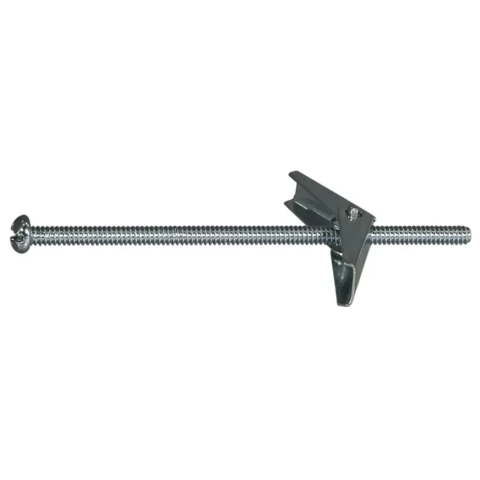 6-32 x 3″ Zinc Plated Steel Coarse Thread Slotten Round Toggle Bolts