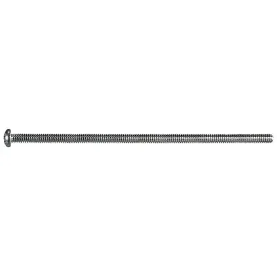 6-32 x 4″ Zinc Plated Steel Coarse Thread Phillips Pan Head Machine Screws