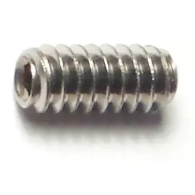 6-32 x 5/16″ 18-8 Stainless Steel Coarse Thread Hex Socket Headless Set Screws
