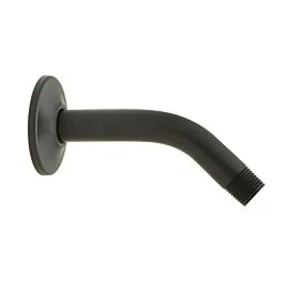 6″ (152mm) Shower Arm and Flange with Stamped Flange, Matte Black