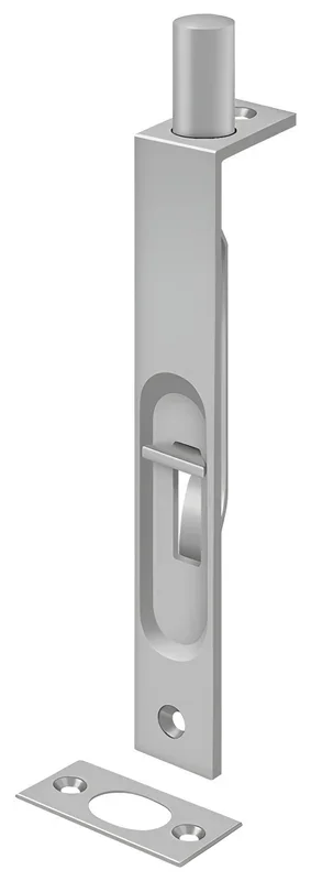 6″ Flush Bolt, HD, Stainless Steel, Brushed Stainless – Deltana