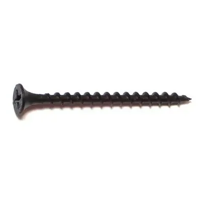 6 x 2″ Black Phosphate Steel Coarse Thread Phillips Bugle Head Drywall Screws