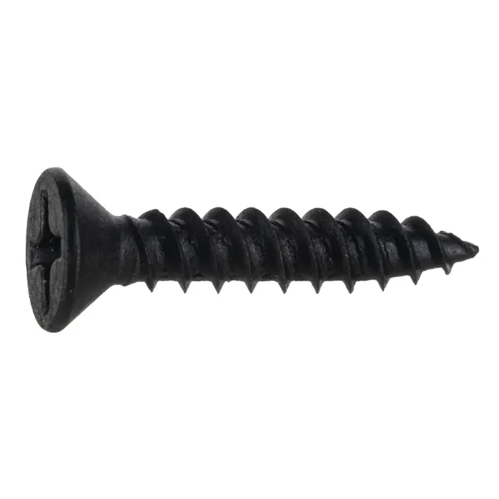6 x 3/4″ Black Phosphate Steel Phillips Flat Head TwinFast Wood Screws
