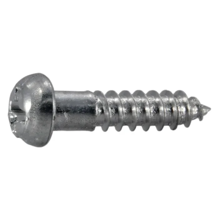 6 x 5/8″ Aluminum Phillips Round Head Wood Screws