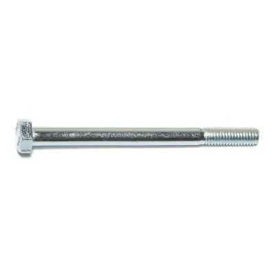 6mm-1.0 x 75mm Zinc Plated Class 8.8 Steel Coarse Thread Hex Cap Screws
