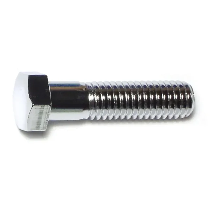 7/16″-14 x 1-3/4″ Chrome Plated Grade 5 Steel Coarse Thread Hex Cap Screws