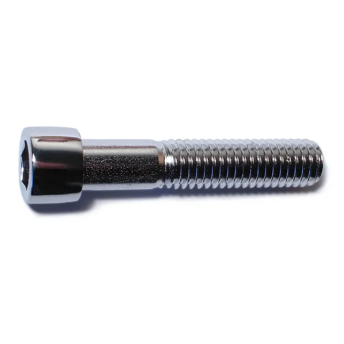 7/16″-14 x 2-1/4″ Chrome Plated Steel Coarse Thread Smooth Head Socket Cap Screws