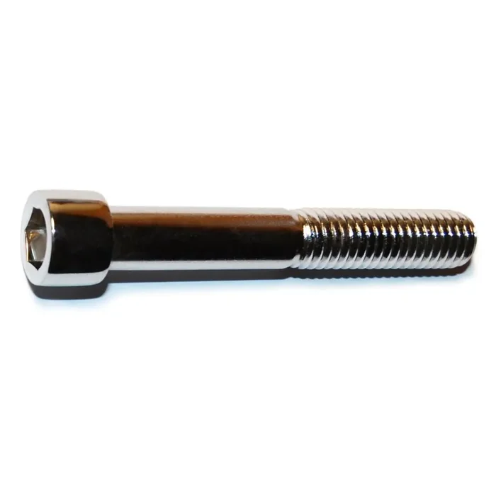 7/16″-14 x 3″ Chrome Plated Steel Coarse Thread Smooth Head Socket Cap Screws