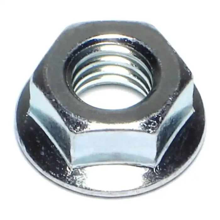 7/16″-14 Zinc Plated Case Hardened Steel Coarse Thread Hex Flange Nuts