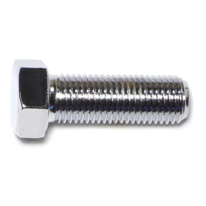 7/16″-20 x 1-1/4″ Chrome Plated Grade 5 Steel Fine Thread Hex Cap Screws