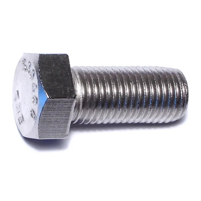 7/16″-20 x 1″ 18-8 Stainless Steel Fine Thread Hex Cap Screws