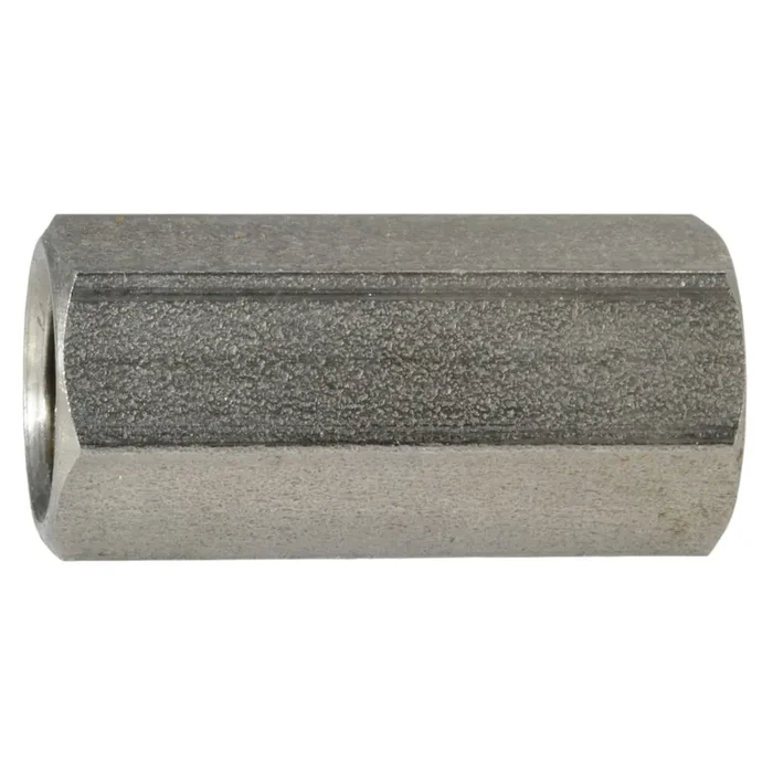 7/16″-20 x 1-9/32″ 18-8 Stainless Steel Fine Thread Coupling Nuts