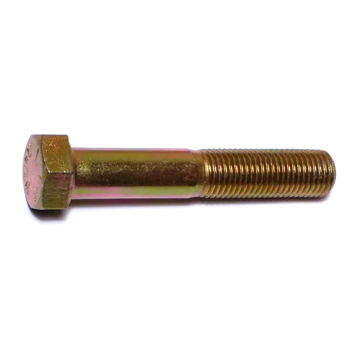7/16″-20 x 2-1/2″ Zinc Plated Grade 8 Steel Fine Thread Hex Cap Screws