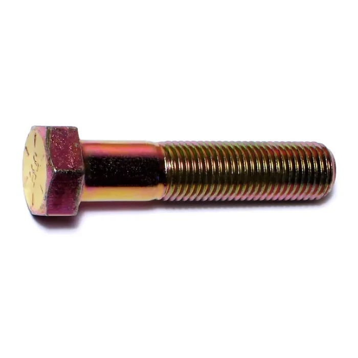 7/16″-20 x 2″ Zinc Plated Grade 8 Steel Fine Thread Hex Cap Screws