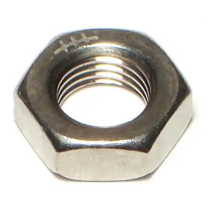 7/16″-20 x 25/32″ 18-8 Stainless Steel Fine Thread Jam Nuts