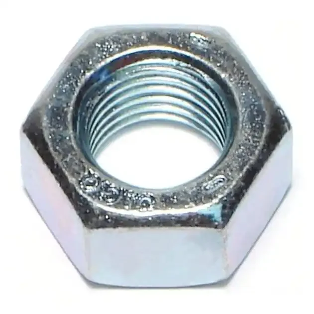 7/16″-20 Zinc Plated Grade 5 Steel Fine Thread Hex Nuts