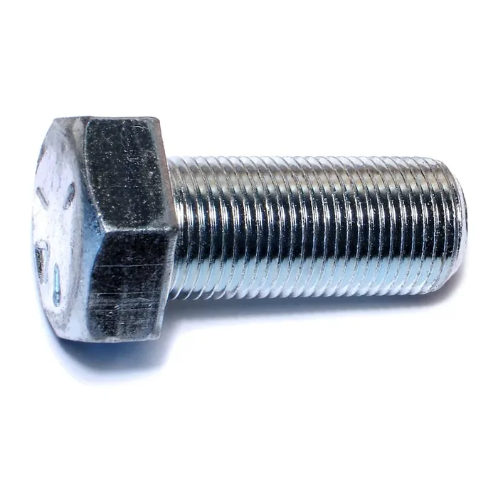 7/8″-14 x 2″ Zinc Plated Grade 5 Steel Fine Thread Hex Cap Screws