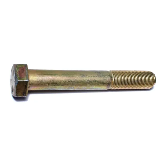 7/8″-14 x 6″ Zinc Plated Grade 8 Steel Fine Thread Hex Cap Screws