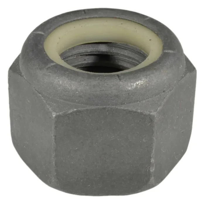 7/8″-9 Black Phosphate Grade 2 Steel Coarse Thread Nylon Insert Lock Nuts