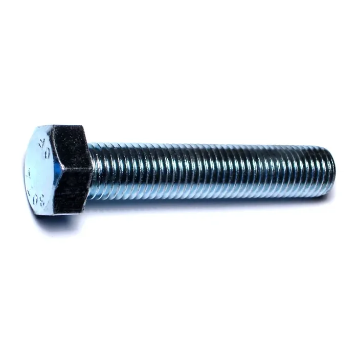 7/8″-9 x 4-1/2″ Zinc Plated Grade 2 / A307 Steel Coarse Thread Hex Bolts