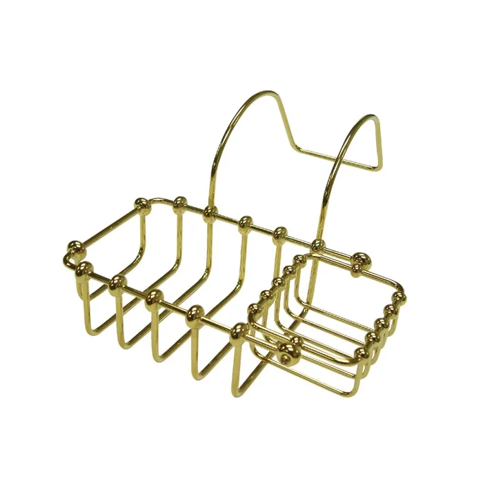 7″ Swivel Soap and Sponge Holder – Polished Brass by Kingston Brass
