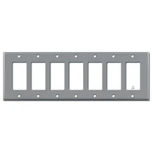 7 Rocker Wallplate – Gray