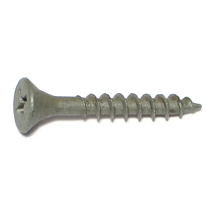 7 x 1-1/4″ Green Ruspert Coated Steel Phillips Bugle Head Deckselect Deck Screws