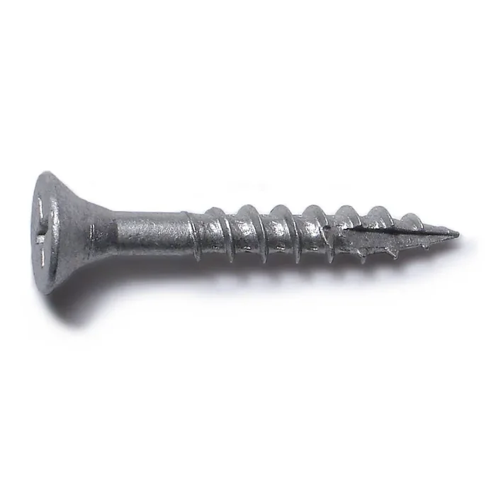 7 x 1-1/4″ Silver Ruspert Coated Steel Phillips Deckselect Bugle Head Deck Screws