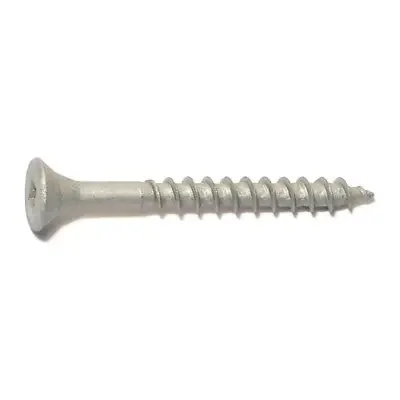 7 x 1-5/8″ Silver Ruspert Coated Steel Square Drive Bugle Head Deckselect Deck Screws