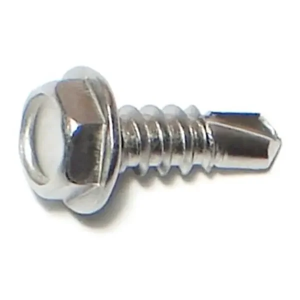 8-18 x 1/2″ 410 Stainless Steel Hex Washer Head Self-Drilling Screws