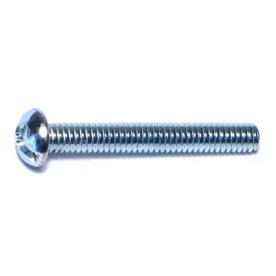 8-32 x 1-1/4″ Zinc Plated Steel Coarse Thread Combo Round Head Machine Screws