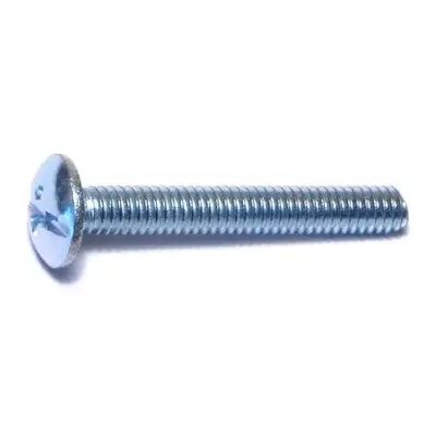 8-32 x 1-1/4″ Zinc Plated Steel Coarse Thread Combo Truss Head Machine Screws