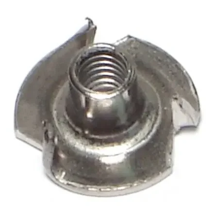 8-32 x 1/4″ 18-8 Stainless Steel Coarse Thread Pronged Tee Nuts