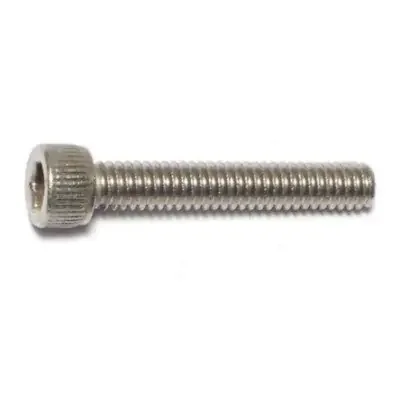 8-32 x 1″ 18-8 Stainless Steel Coarse Thread Socket Cap Screws