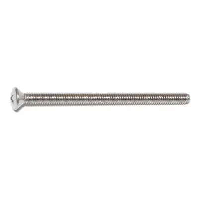 8-32 x 2-1/2″ 18-8 Stainless Steel Coarse Thread Phillips Oval Head Machine Screws