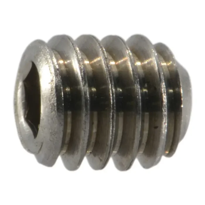 8-32 x 3/16″ 18-8 Stainless Steel Coarse Thread Hex Socket Headless Set Screws