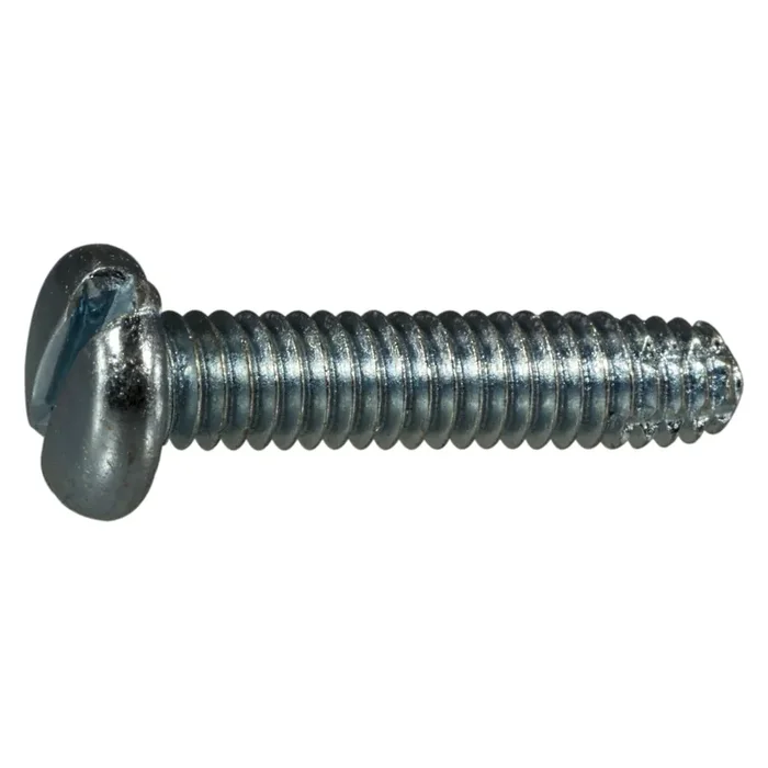8-32 x 3/4″ Zinc Plated Steel Coarse Thread Slotted Pan Head Thread Cutting Screws