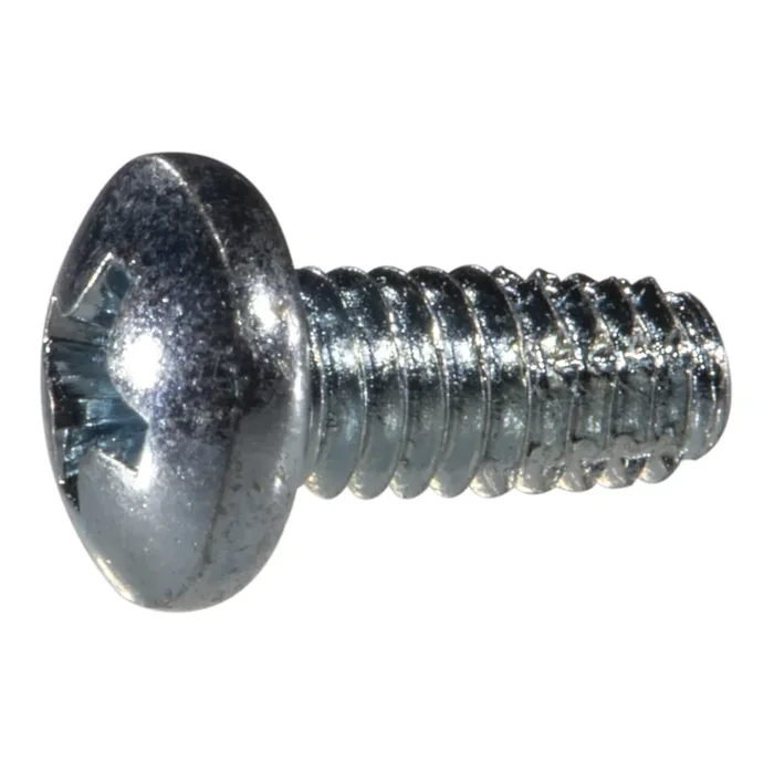 8-32 x 3/8″ Zinc Plated Steel Coarse Thread Slotted Pan Head Thread Cutting Screws