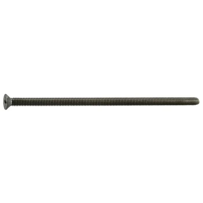 8-32 x 4″ 18-8 Stainless Steel Coarse Thread Phillips Flat Head Machine Screws