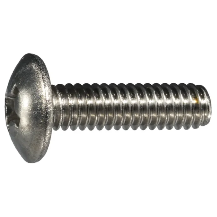 8-32 x 5/8″ 18-8 Stainless Steel Coarse Thread Phillips Truss Head Machine Screws