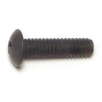 8-32 x 5/8″ Plain Steel Coarse Thread Button Head Socket Cap Screws