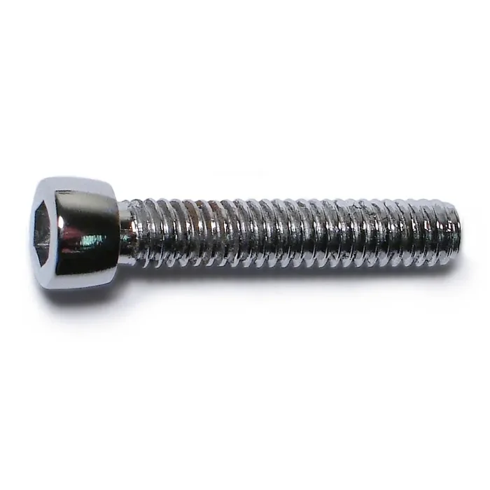 8-32 x 7/8″ Chrome Plated Steel Coarse Thread Smooth Head Socket Cap Screws